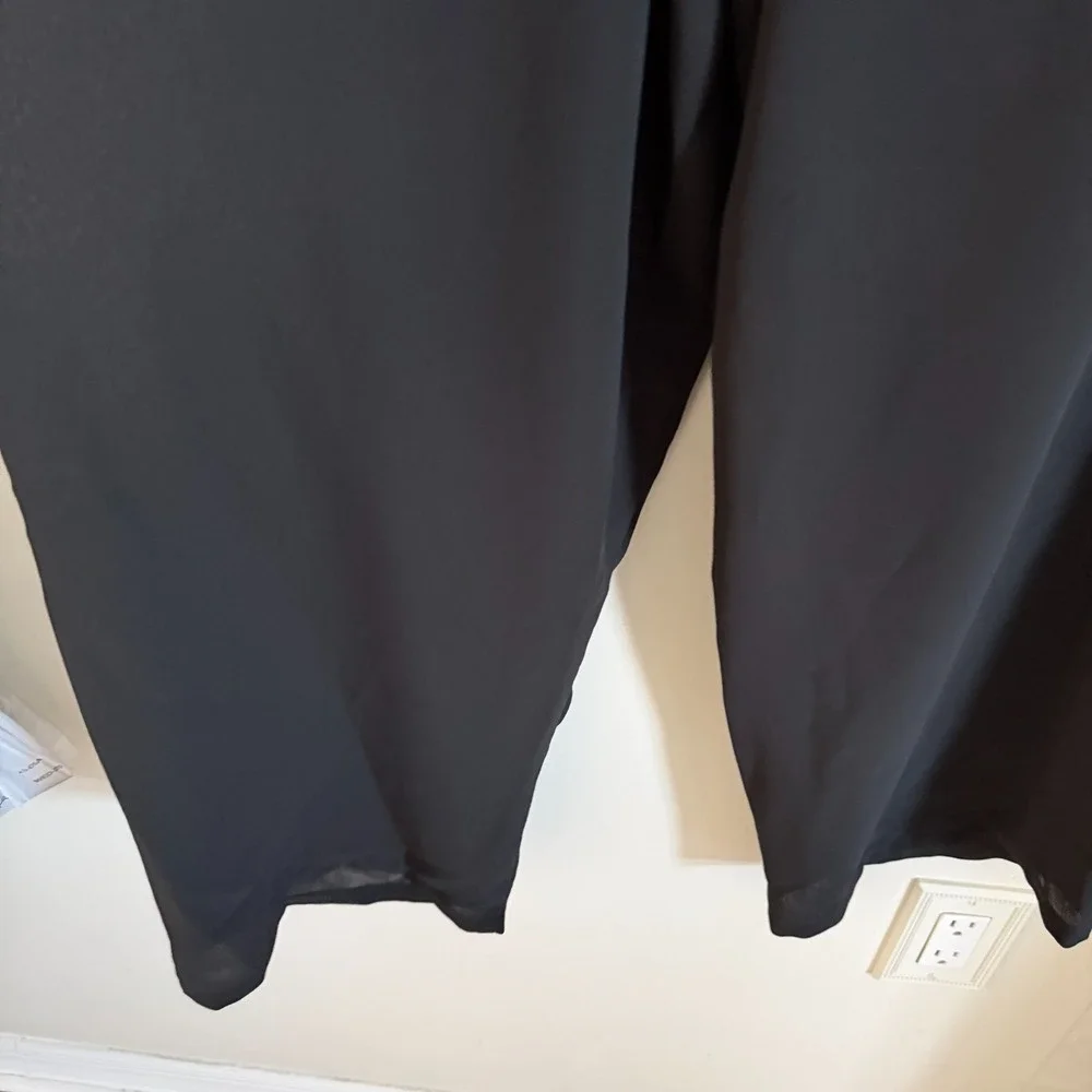 Westbound Beach Swim Coverup Pool Pants Womens Small Black Sheer Elegant Classy